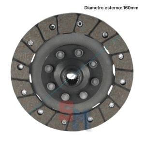 DISCO FRIZIONE ad. BERTOLINI 318 FERRARI 36 72 SERIE 800 12 72T M.GI.BI. ROTECO HP 10/12/ 14 D=160mm Z=20 (17X15)