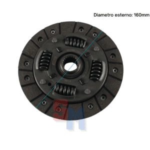 DISCO FRIZIONE CON PARASTRAPPI ad. BERTOLINI YABE MOTOCOLTIVATORE 310S/310T/510 ERREPPI TRANSPORTER MOTOAGRICOLA D=160mm Z=20 (23x20)