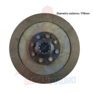 DISCO FRIZIONE BERTOLINI MOTOFALCIATRICE 125 126 DIAMETRO 177mm DENTI 10 (26x21)
