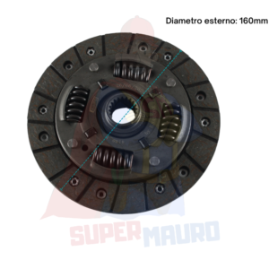 DISCO FRIZIONE CON PARASTRAPPI ad. BERTOLINI YABE MOTOCOLTIVATORE 310S/310T/510 ERREPPI TRANSPORTER MOTOAGRICOLA D=160mm Z=20 (23x20)