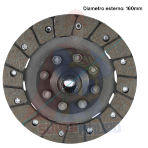 DISCO FRIZIONE ad. BERTOLINI 318 FERRARI 36 72 SERIE 800 12 72T M.GI.BI. ROTECO HP 10/12/ 14 D=160mm Z=20 (17X15)