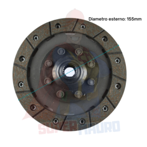 DISCO FRIZIONE ADRIATICA MINIMEC SUPERMEC DIAMETRO 155mm DENTI 20 17X15mm