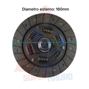 DISCO FRIZIONE CON PARASTRAPPI BERTOLINI 320 330 DIAMETRO 184mm DENTI 13 (22X19)