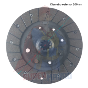 DISCO FRIZIONE CARRARO DIAMETRO 200mm DENTI 10 (26x21)