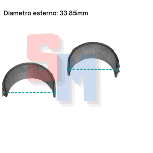 BRONZINE TESTA BIELLA YANMAR VULCAN ZANETTI MADE IN CHINA L48 LA170 STANDARD