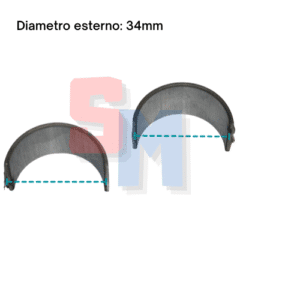 BRONZINE TESTA BIELLA YANMAR KAMA VULCAN ZANETTI L48 LA170 PRIMA MAGG 0,25mm