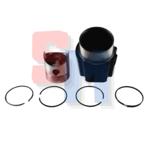 KIT CILINDRO + PISTONE + SERIE SEGMENTI MOTORE RUGGERINI RF 120 DIAMETRO 90mm