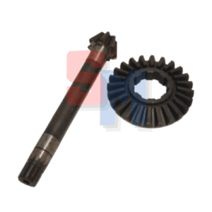 COPPIA CONICA INFERIORE PIGNONE + CORONA MOTOZAPPA BARBIERI GHEPARD DENTI 7 24