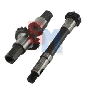 COPPIA CONICA PIGNONE + CORONA + ASSE BRUMI PULCE DENTI 10 18 ESAGONO 19mm