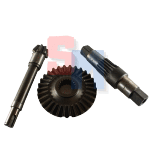 COPPIA CONICA INFERIORE CON CHIAVETTA + ALBERO FRESA ad. MOTOZAPPA MAG 2P 2PS 85