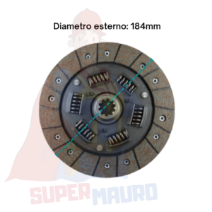DISCO FRIZIONE CON PARASTRAPPI MOTOCOLTIVATORE VALPADANA VMC18 PADANO D12 4RM20 SUPERPADANO 14 PGS F13 14 L15 L16 DUMPER ROMA 38 500 R55 TR LOMBARDINI LDA80 96 280 510 820 90-2 DIAMETRO 184mm DENTI 10 (22X18)