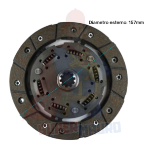 DISCO FRIZIONE PARASTRAPPI BARBIERI LEOPARD S. SPECIAL DIAMETRO 157mm DENTI 10