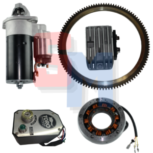 KIT AVVIAMENTO ELETTRICO MOTORINO ALTERNATORE CORONA LOMBARDINI LDA510 3LD510