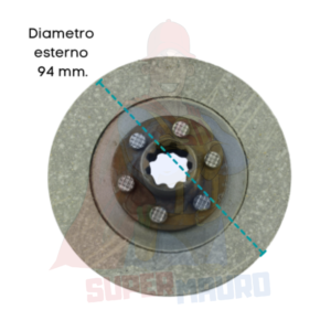 DISCO FRIZIONE ad. F&M R5 DIAMETRO 94mm DENTI 9 (17x15)