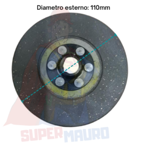 DISCO FRIZIONE GOLDONI FERRARI VALPADANA FORT BENASSI E VARI DIAMETRO 110mm DENTI 8 (15x12mm)