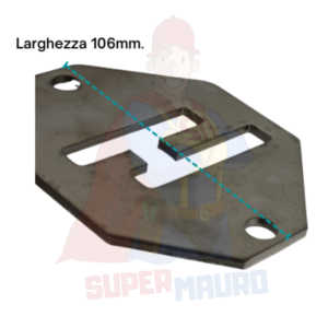 PIASTRINA SELETTORE CAMBIO MARCE ad. MOTOCOLTIVATORE GOLDONI RIF. ORIG. 0000169
