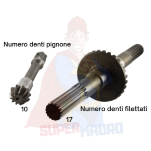 COPPIA CONICA INFERIORE GOLDONI FRESA 22M DENTI 10 29 RIF. ORIG. 0015146+001