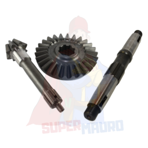 KIT COPPIA CONICA ALBERO PORTA FRESA MOTOCOLTIVATORE FERRARI 74 75 DENTI 8 26