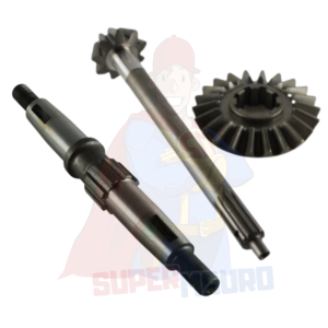 KIT COPPIA CONICA ALBERO PORTA FRESA MOTOCOLTIVATORE FERRARI 72 73 DENTI 9 22