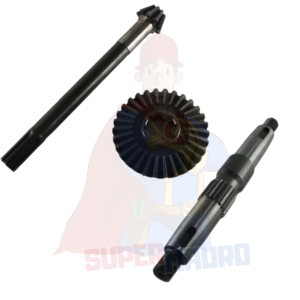 KIT COPPIA CONICA ALBERO PORTA FRESA MOTOCOLTIVATORE BERTOLINI DENTI 9 30