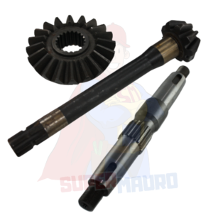 KIT COPPIA CONICA ALBERO PORTA FRESA BERTOLINI 320 330 18 CAVALLI DENTI 9 20