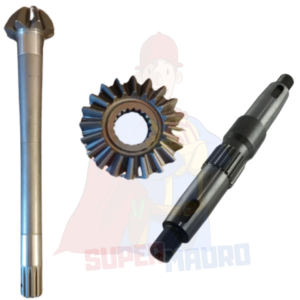 KIT COPPIA CONICA ALBERO PORTA FRESA MOTOCOLTIVATORE BERTOLINI 310S DENTI 7 19