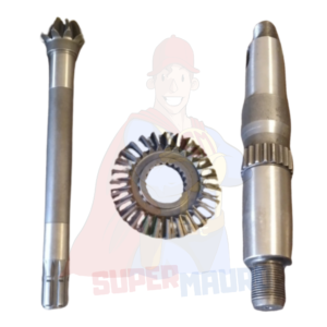 KIT COPPIA CONICA ALBERO PORTA FRESA BERTOLINI BM 10 10 CV DENTI 10 27