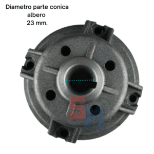CAMPANA FRIZIONE 4 FORI ATTACCO CONICO DIESEL DIAMETRO 23mm