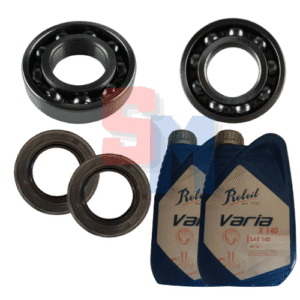 KIT CUSCINETTI 6207 PARAOLI E DUE BOTTIGLIE OLIO SAE140