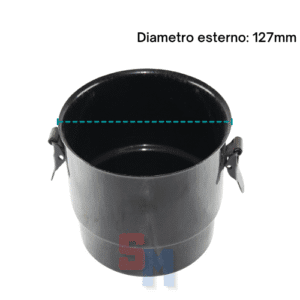 VASCHETTA FILTRO ARIA MOTORE LOMBARDINI 6LD360 6LD400 LDA530 D=127mm H=123mm