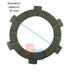 DISCO FRIZIONE ad. MAB T4 ADRIATICA TIGROTTO DIAMETRO 85mm DENTI 6