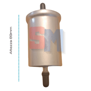 FILTRO CARBURANTE GS9805 ALTEZZA 89mm DIAMETRO FORO INTERNO 0,5mm ESTERNO 6mm