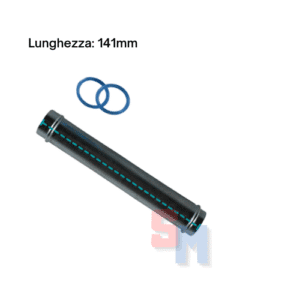 TUBO PUNTERIA + DUE GOMMINI CANNOTTO ad. MOTORE RUGGERINI RF120 RF140 RD901