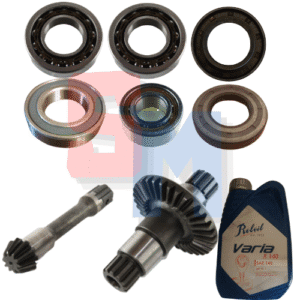 COPPIA CONICA 10 33 KIT CUSCINETTI E PARAOLI OLIO SAE140 GOLDONI FRESA 22