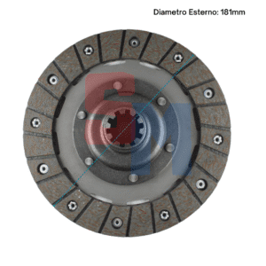 DISCO FRIZIONE ad. MOTOCOLTIVATORE PASQUALI DIAMETRO 181mm DENTI 10 (29X23)