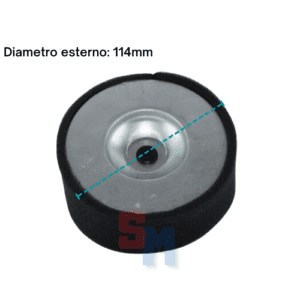 ELEMENTO FILTRO ARIA A SECCO YANMAR ZANETTI VARI L48 L70 LA170 LA178 D=141 H=45