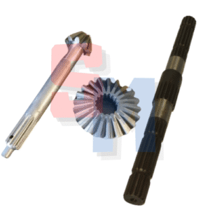 KIT COPPIA CONICA ALBERO PORTA FRESA MOTOCOLTIVATORE FERRARINO DENTI 9 21