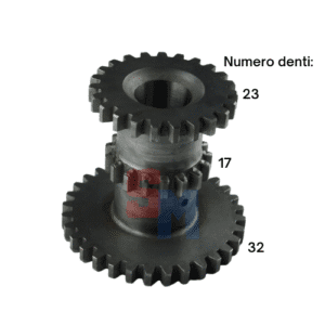INGRANAGGIO TRIPLO ad. MOTOCOLTIVATORE SUPER SPECIAL 140 GOLDONI DENTI 32 17 23