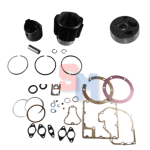 KIT CILINDRO PISTONE SEGMENTI GUARNIZIONI POMPA OLIO RF90 RF91 DIAMETRO 90mm