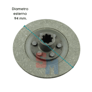 DISCO FRIZIONE MONODISCO BIDISCO BRUMI SIMPLEX DIAMETRO 94mm DENTI 8 (15X13)