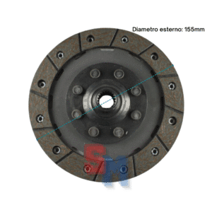 DISCO FRIZIONE ADRIATICA MINIMEC SUPERMEC DIAMETRO 155mm DENTI 20 17X15mm