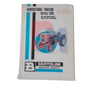 MANUALE USO MANUTENZIONE BERTOLINI SERIE 530