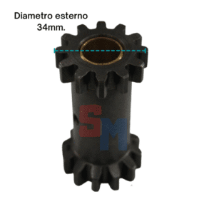 INGRANAGGIO DOPPIO ad. MOTOCOLTIVATORE SUPER SPECIAL GOLDONI DENTI 12 12