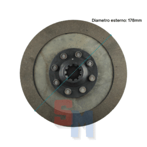 DISCO FRIZIONE BERTOLINI MOTOFALCIATRICE 125 126 DIAMETRO 177mm DENTI 10 (26x21)