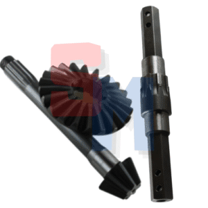 KIT COPPIA CONICA INFERIORE ALBERO PORTA FRESA FORATO FORT TIGROTTO DENTI 7 22