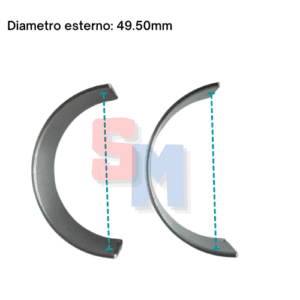 BRONZINA TESTA BIELLA RUGGERINI RF120/130/140 0,50