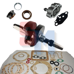 ALBERO MOTORE LUNGO BRONZINE GUARNIZIONI POMPA OLIO LDA100 LDA96 LDA97 4LD640