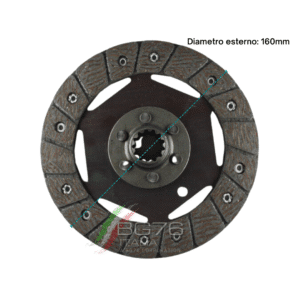 DISCO FRIZIONE BERTOLINI YABE MOTOCOLTIVATORE 310 324 DIAMETRO 160mm DENTI 13