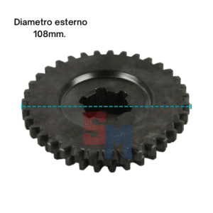 INGRANAGGIO DOPPIO CAMBIO MOTOCOLTIVATORE SUPER SPECIAL GOLDONI DENTI 6 29 35
