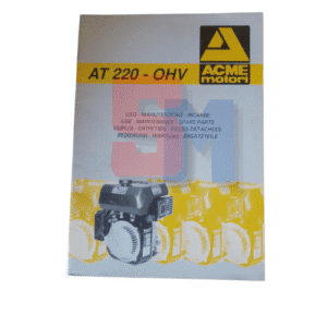 USO MANUTENZIONE RICAMBI ACME AT 220 OHV